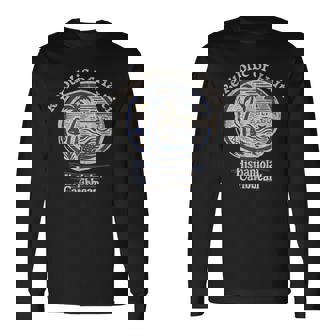 ハイチヴィンテージフラミンゴワニハイチバケーションお土産 長袖Tシャツ - Kawaiitshirt