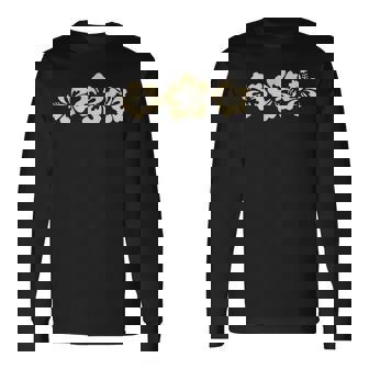 ハイビスカス ハワイアンスタイル 長袖Tシャツ - Kawaiitshirt