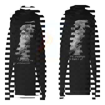 ハシビロコウそれはハシビロコウです 長袖Tシャツ - Kawaiitshirt