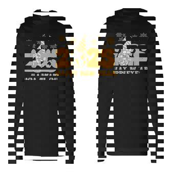 ハッピーニューイヤー 2025 家族 お揃い 花火 新年会 長袖Tシャツ - Kawaiitshirt