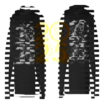 ハッピーニューイヤーパーティー用品 2025年新年花火 長袖Tシャツ - Kawaiitshirt
