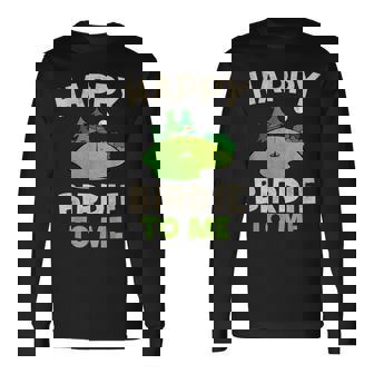 ハッピーバーディー ゴルフ 面白い ホール 文字入り メンズ おもしろ 面白い 服 オリジナル おもしろグッズ 文字 長袖Tシャツ - Kawaiitshirt