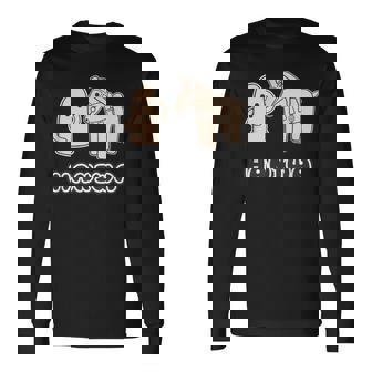 ハニワ くん と 馬 埴輪【ゆるフレンズ】歴史土器 キャラクター かわいい イラスト 長袖Tシャツ - Kawaiitshirt