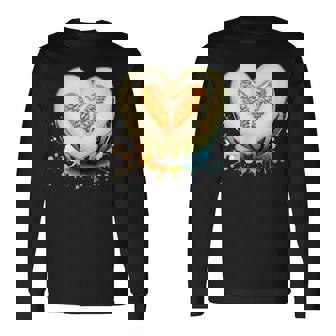 ハニーデューメロン ハート型 サマーフルーツ 長袖Tシャツ - Kawaiitshirt