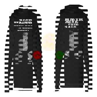 ハムスターミームが呼んでいます 長袖Tシャツ - Kawaiitshirt