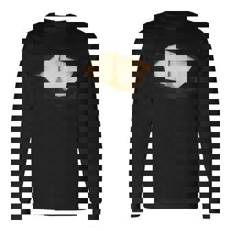 ハロウィン Oops I Tore My Clothes おっぱい 谷間コスチューム 長袖Tシャツ - Kawaiitshirt