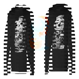 ハロウィン 雪だるま コスチューム ゴースト 動物 ブーー 不気味 長袖Tシャツ - Kawaiitshirt