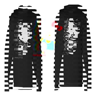 ハローキティ Usデザイン カラフル 長袖Tシャツ - Kawaiitshirt