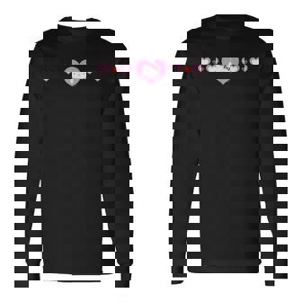 ハローキティ Usデザイン ハート ピンク 長袖Tシャツ - Kawaiitshirt