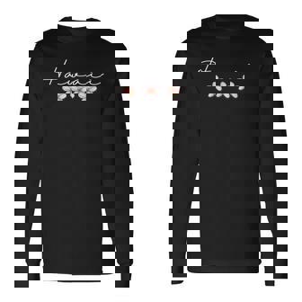 ハワイ ハワイアン プルメリア バケーション ルアウシャツ 長袖Tシャツ - Kawaiitshirt