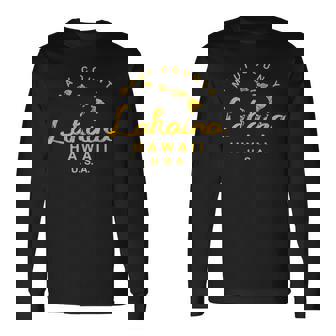 ハワイ ラハイナ マウイ ハワイ諸島 ヴィンテージ 長袖Tシャツ - Kawaiitshirt