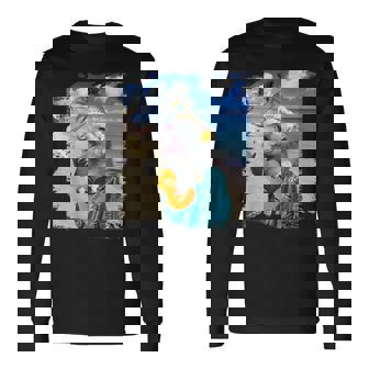 ハワイのトロピカルポッサム、アロハオポッサム。 長袖Tシャツ - Kawaiitshirt