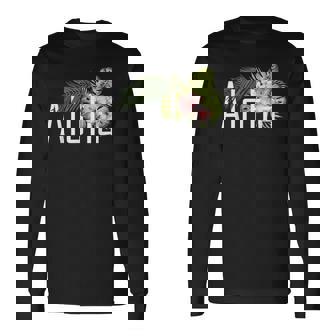 ハワイ島発アロハ フラワースピリットを感じる アロハ 長袖Tシャツ - Kawaiitshirt