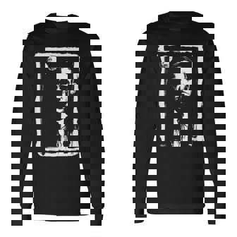 ハワード・フィリップス アート キム・ディアス・ホルム 絵 インク クトゥルフ Hpl Cthulhu Howard 長袖Tシャツ - Kawaiitshirt