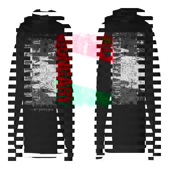 ハンガリー 旗 大 国旗 メンズ レディース キッズ ハンガリー 長袖Tシャツ - Kawaiitshirt