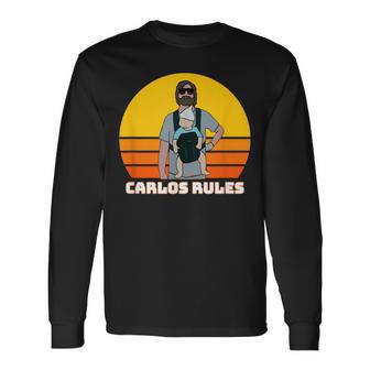 ハングオーバー映画 クラシックシネマ 面白い名前のカルロスシャツ 長袖Tシャツ - Kawaiitshirt