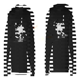 ハンターのためのバードハンティング メンズ イングリッシュポインター ドッググラフィック 長袖Tシャツ - Kawaiitshirt