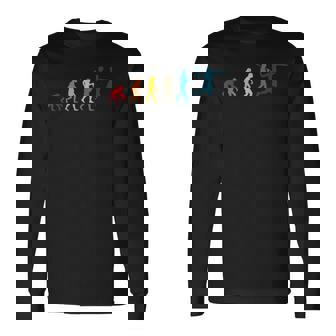 ハンドボール エボリューション ハンドボール プレーヤー ハンドボール ボール スポーツ 長袖Tシャツ - Kawaiitshirt