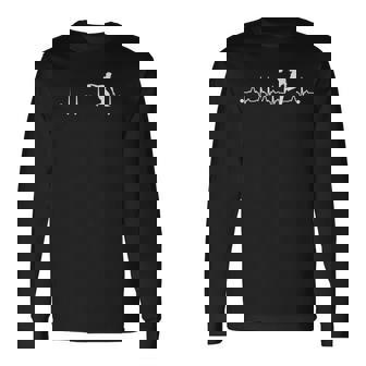 ハートビート シャツ ボーリング ハートビート ラブ ギフト 長袖Tシャツ - Kawaiitshirt