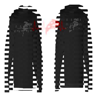 ハートビートピザ 長袖Tシャツ - Kawaiitshirt