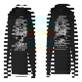 バイク&犬 かわいいポメラニアン ポメラニアン オートバイ 長袖Tシャツ - Kawaiitshirt