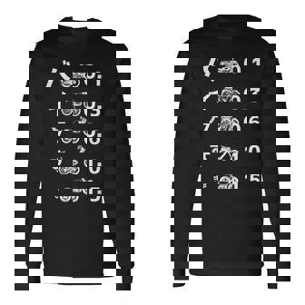 バイク おもしろtシャツ 光学テスト おもしろバイク メンズ オートバイ ツーリング 原付 オリジナル服 長袖Tシャツ - Kawaiitshirt