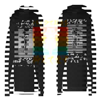 バイク 面白tシャツ 猫 おもしろ オートバイ メンズ モーターサイクル ツーリング 原付 ネタ 服 単車 長袖Tシャツ - Kawaiitshirt