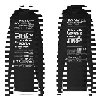 バウンティ・ハンター・コーヒー・ラバー 長袖Tシャツ - Kawaiitshirt