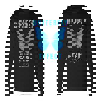 バタフライエフェクトtシャツ テクノフェスティバル Tekk バタフライ 長袖Tシャツ - Kawaiitshirt