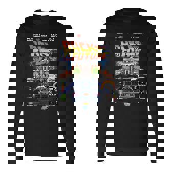 バック・トゥ・ザ・フューチャー 40周年記念ビデオゲームスタイル 長袖Tシャツ - Kawaiitshirt