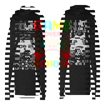 バック・トゥ・スクール-ゲームオーバーバック・トゥ・スクール 長袖Tシャツ - Kawaiitshirt