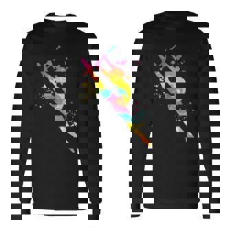 バトン付き体操 ガールズ キッズ 新体操 長袖Tシャツ - Kawaiitshirt