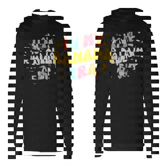 バナナ好きの面白いトロピカルフルーツ・イン・マイ・バナナ時代 長袖Tシャツ - Kawaiitshirt