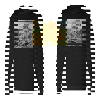 バベルの塔／ピーテル・ブリューゲル【世界の名画】（高精細画質） 美術館アート 長袖Tシャツ - Kawaiitshirt