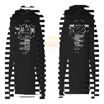 バリ島 バロンマスク 寺 ヤシの木 インドネシア 島 ウブド ギフト ジャワ島 ヌサ ペニダ お土産 サーフ ビーチ 長袖Tシャツ - Kawaiitshirt