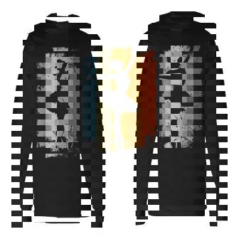 バレエダンスダンスバレリーナシューズ En Pointe ヴィンテージレトロ 長袖Tシャツ - Kawaiitshirt