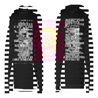 バレリーナ カプチーナ Ai ジェネラーレ イタリアンキャラクター ブレイン 長袖Tシャツ - Kawaiitshirt