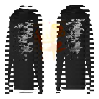 バレリーナ カプチーナ カプチーノ アサシーノ イタリアン ブレイン 長袖Tシャツ - Kawaiitshirt