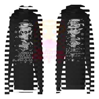 バレリーナカプチーナ イタリアンブレインロットミーム ブレインロットミーム 長袖Tシャツ - Kawaiitshirt