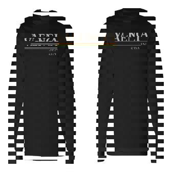 バレンシア スペイン 長袖Tシャツ - Kawaiitshirt