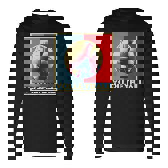 バレーボール バレー 面白tシャツ おもしろ 服 メンズ レディース おもしろグッズ バレー部 長袖Tシャツ - Kawaiitshirt