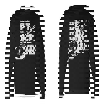 バンジョーパパ バンジョーインストラクター カントリーミュージック 父の日 長袖Tシャツ - Kawaiitshirt