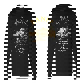 バンフ レトロ ヴィンテージ アパレル バンフ お土産 長袖Tシャツ - Kawaiitshirt