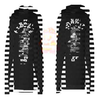 バーニーズマウンテンドッグ ファイヤーハウス パップ 面白い 消防士 長袖Tシャツ - Kawaiitshirt