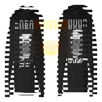 バーボンラバー 恋人 酒飲み 飲酒 ドリンク バーボン 長袖Tシャツ - Kawaiitshirt