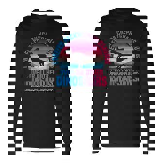 パキケファロサウルス ぬいぐるみ 恐竜 古生物学者 長袖Tシャツ - Kawaiitshirt