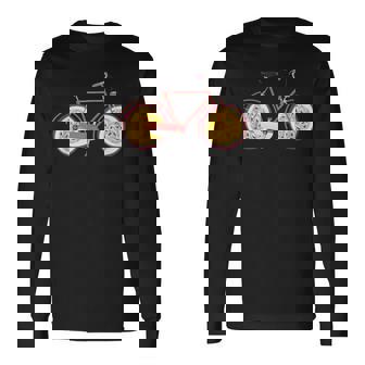 パッションフルーツ 季節 くだもの 自転車 冒険 運動 サイクリスト 散策 果物好き 健康 利点 免疫 ブースト 長袖Tシャツ - Kawaiitshirt