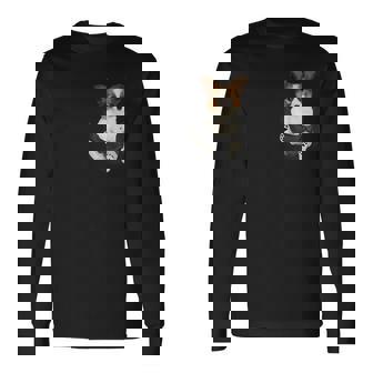 パピヨン愛好家のためのポケットに入った面白いパピヨン 長袖Tシャツ - Kawaiitshirt