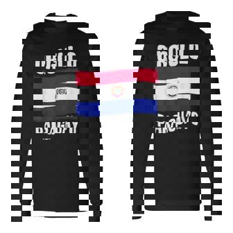 パラグアイプライド パラグアイ国旗 Orgullo Paraguayo 長袖Tシャツ - Kawaiitshirt