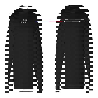 パリ フランス 国旗 お土産 イベント パリ 愛の街 長袖Tシャツ - Kawaiitshirt